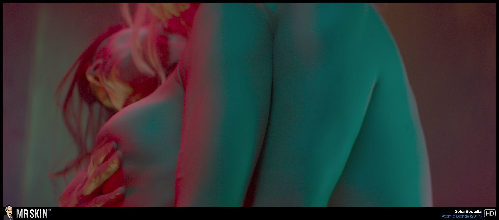Naked Sofia Boutella In Atomic Blonde