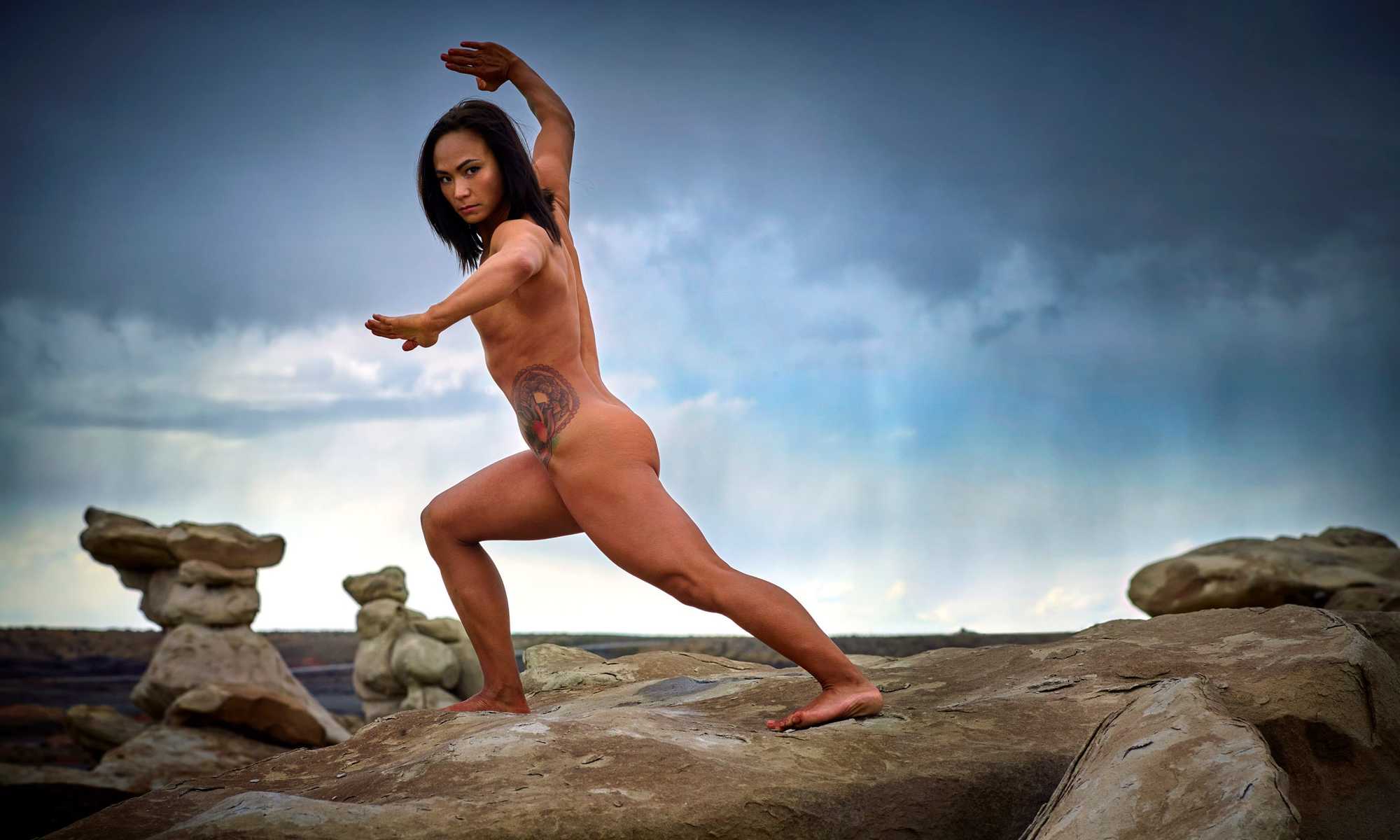 Naked Michelle Waterson In Espn Body Issue 