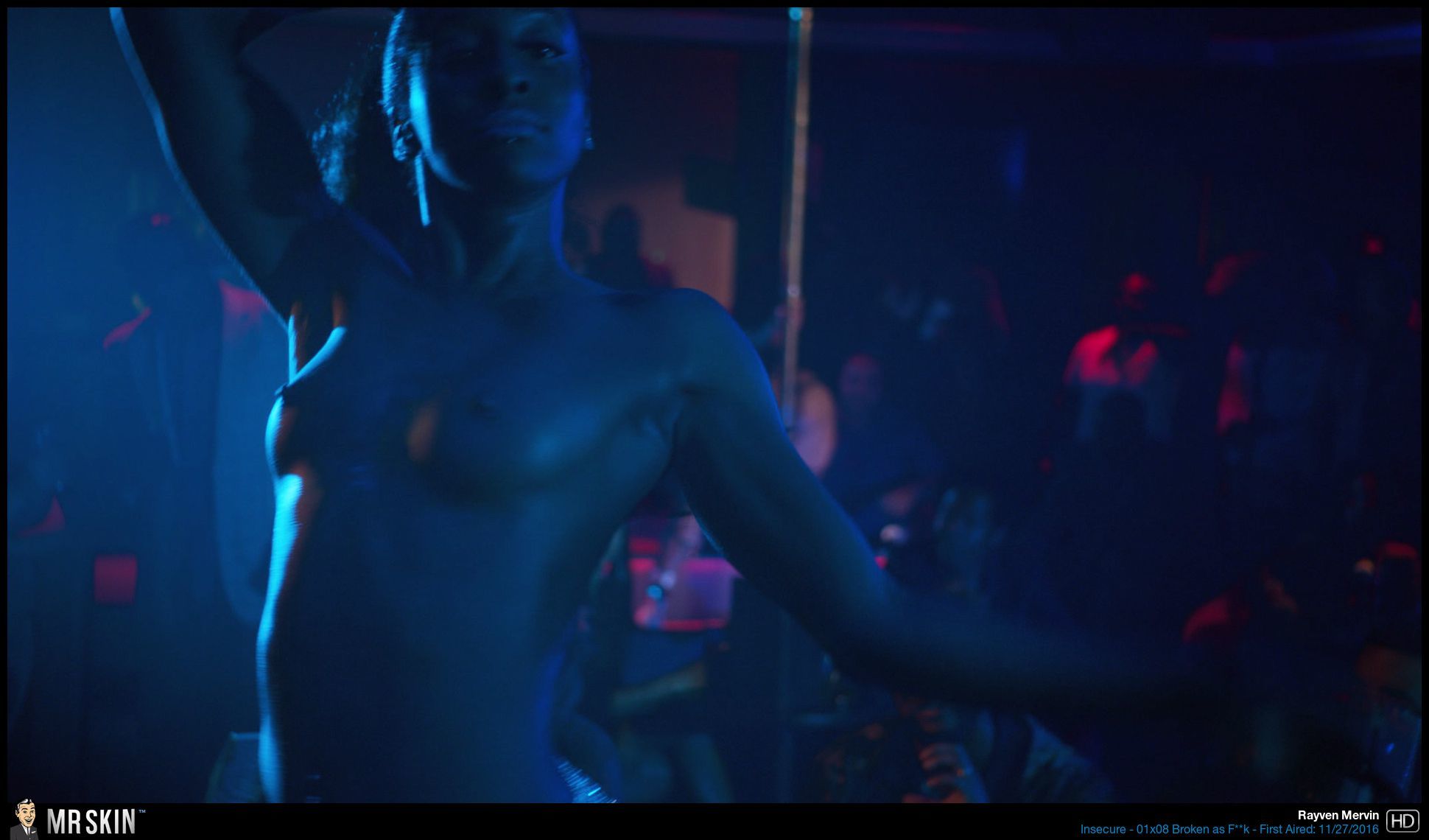 Naked Rayven Mervin in Insecure < ANCENSORED
