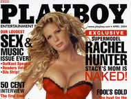 Playboy pics hunter rachel Rachel Hunter