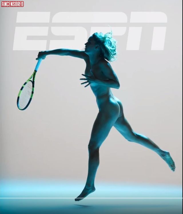 Naked Caroline Wozniacki In Espn Body Issue