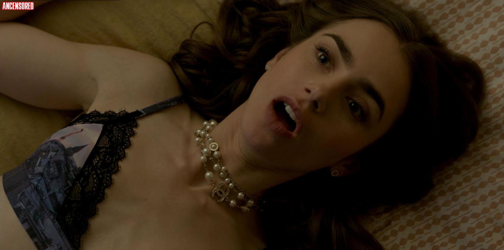 Nude lily collins
