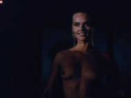 Nude appearance of Mary Stavin in Top Line (1988) .