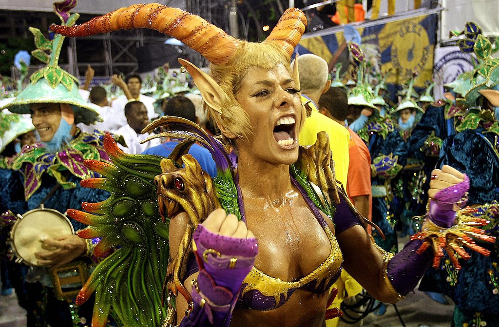 Naked Adriane Galisteu In Carnaval Brazil