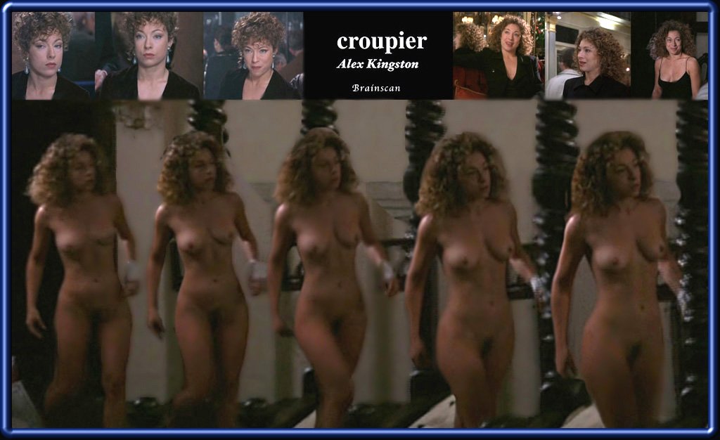 Naked Alex Kingston In Croupier 