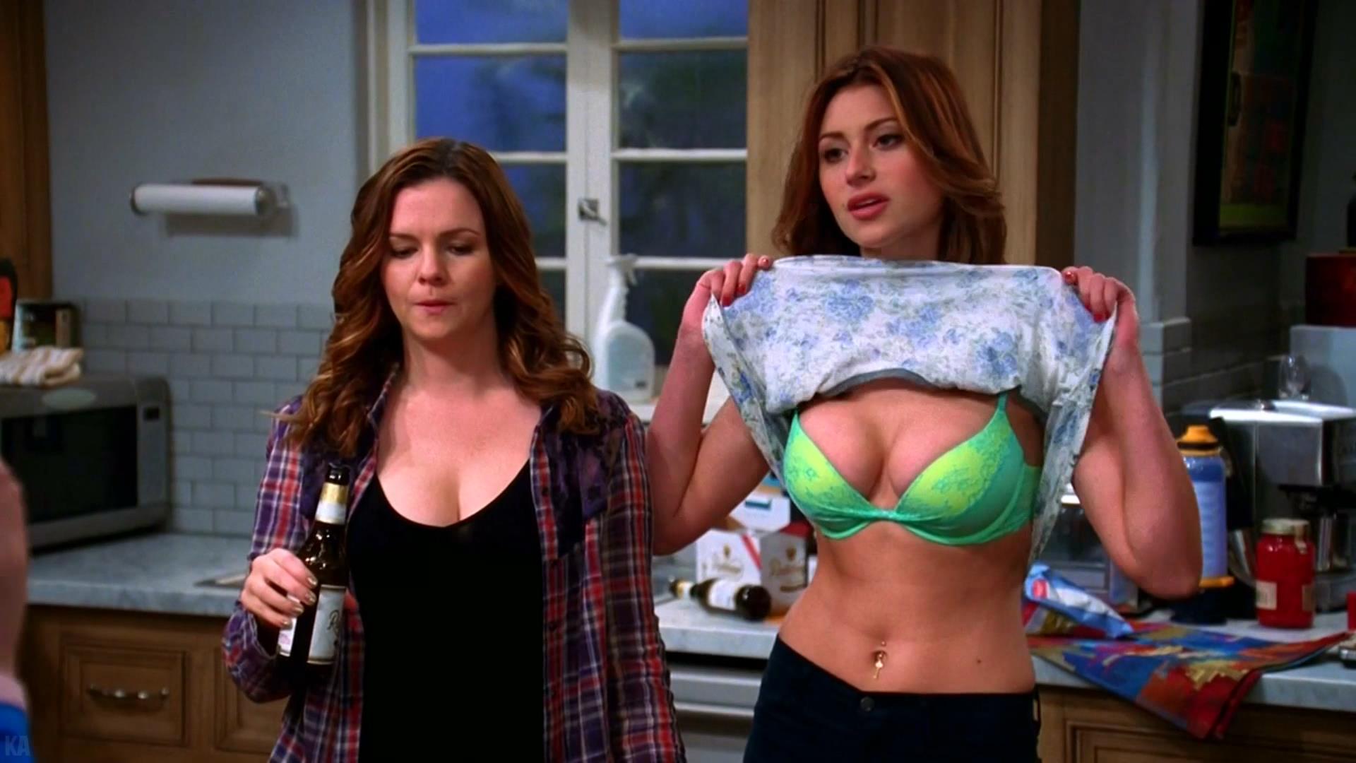 Chelsea from two and a half men naked