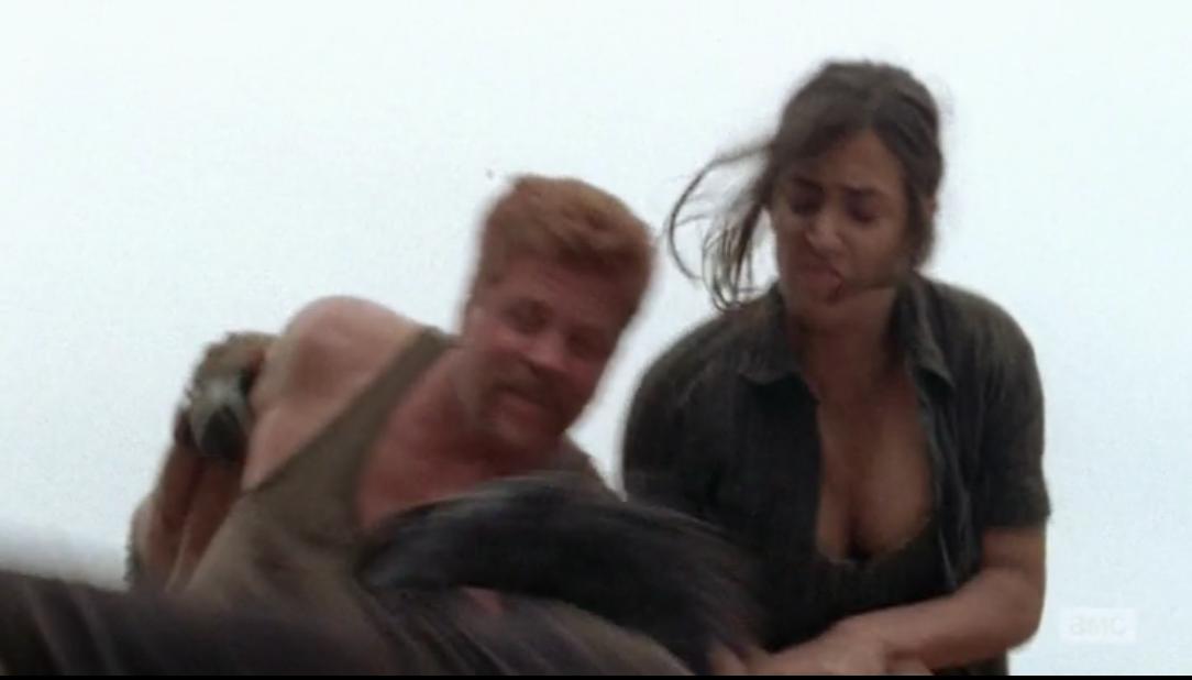 Naked Alanna Masterson In The Walking Dead