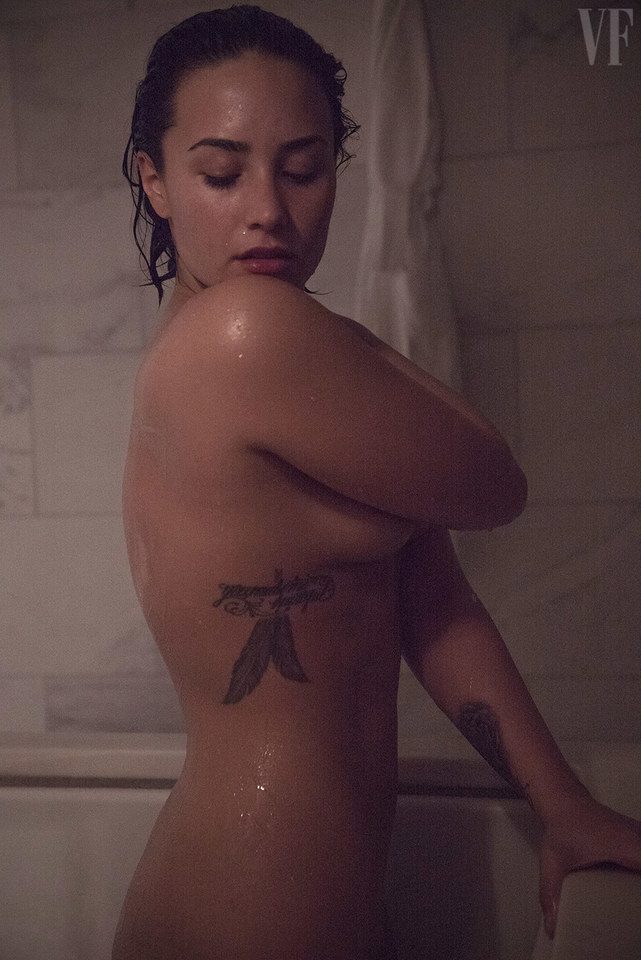 Naked Demi Lovato In Vanity Fair