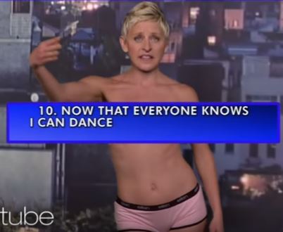 Nude pic degeneres ellen Ellen DeGeneres