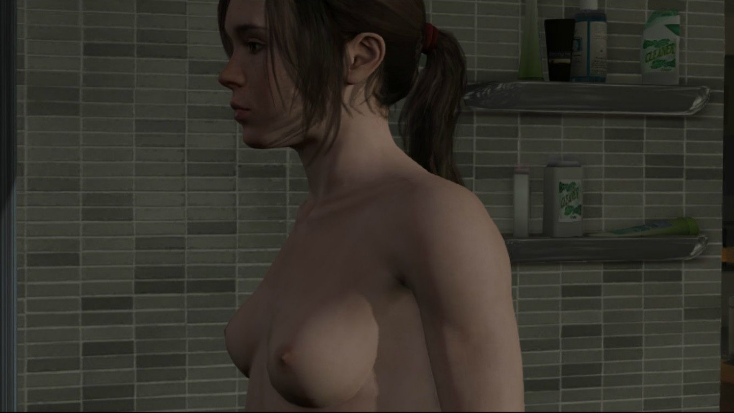 Naked Elliot Page in Beyond: Two Souls < ANCENSORED