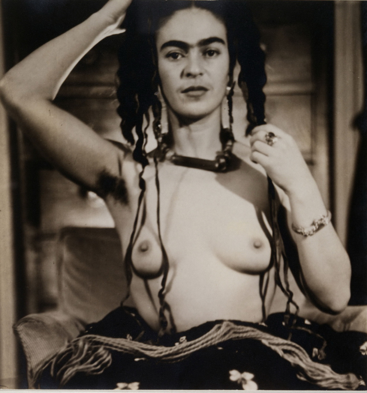 Naked Frida Kahlo Added By Blackzamuro