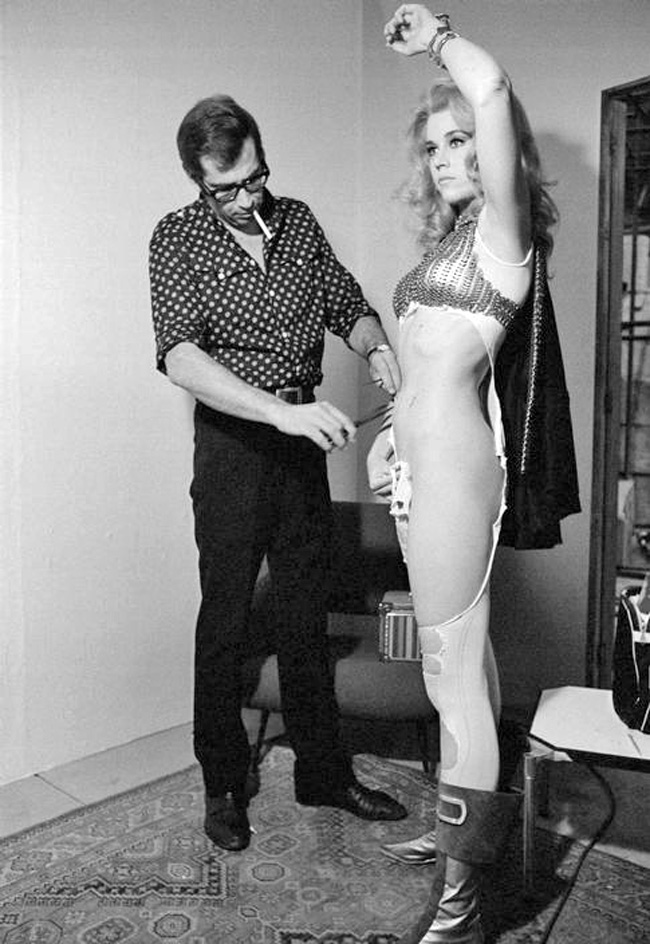 Barbarella topless fonda jane Jane Fonda