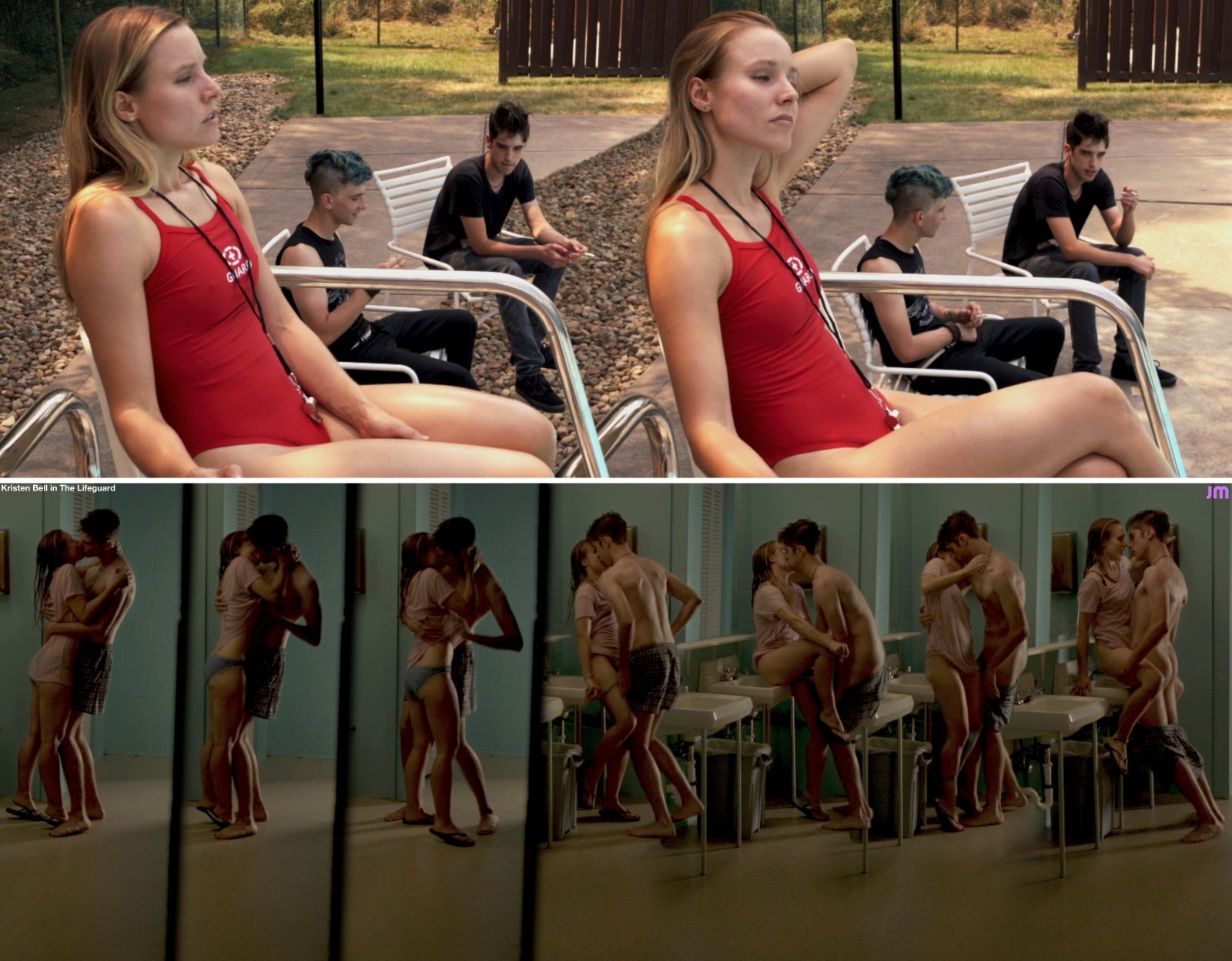 Naked Kristen Bell In The Lifeguard
