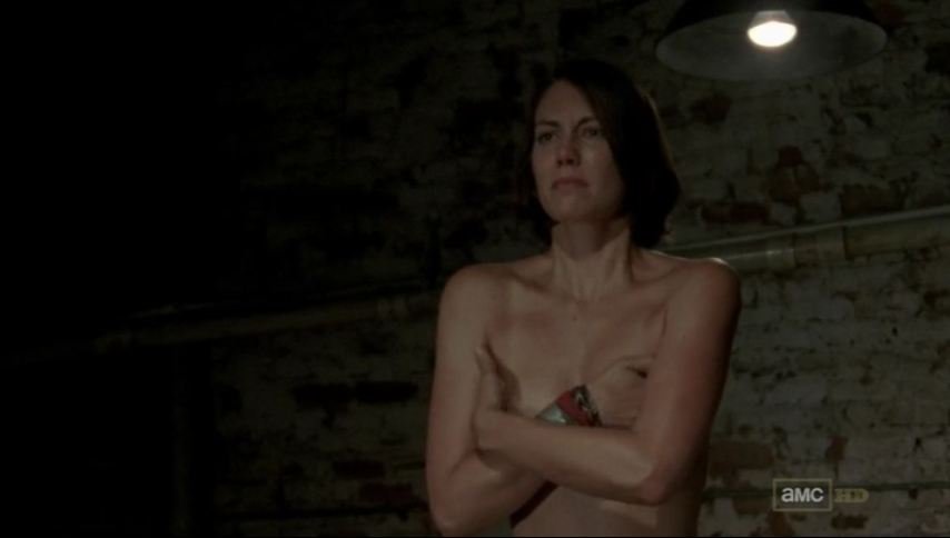 Naked Lauren Cohan In The Walking Dead
