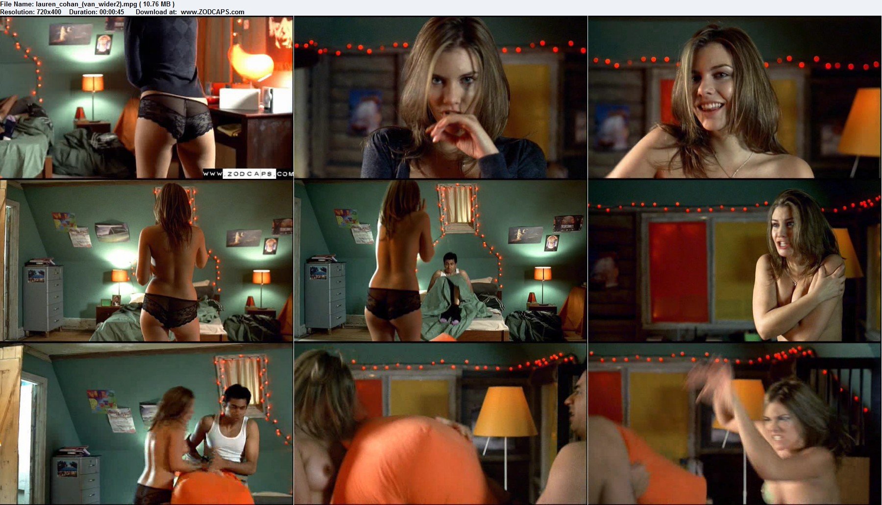 Naked Lauren Cohan In Van Wilder 2 The Rise Of Taj 9891