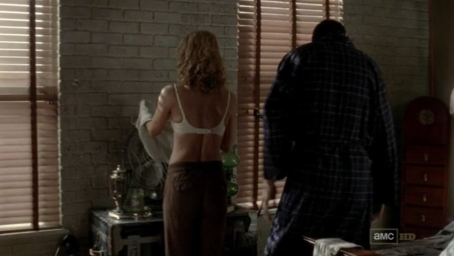 Naked Laurie Holden In The Walking Dead 
