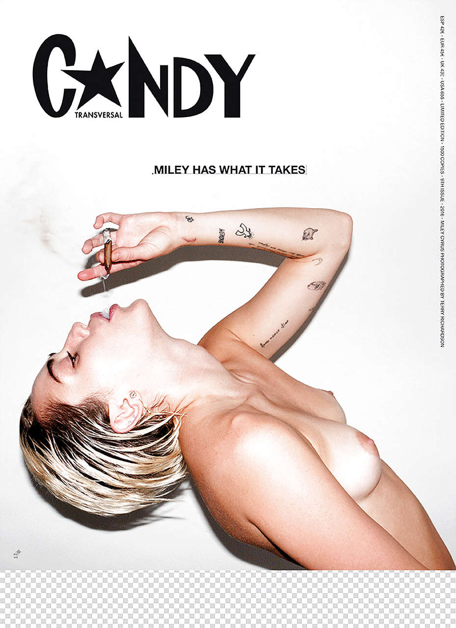 Naked Miley Cyrus In V Magazine Behind The Scenes