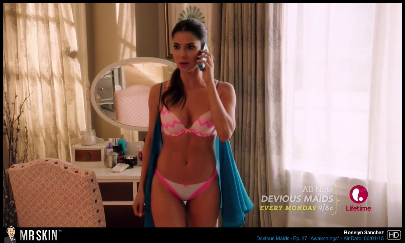 Naked Roselyn Sanchez In Devious Maids