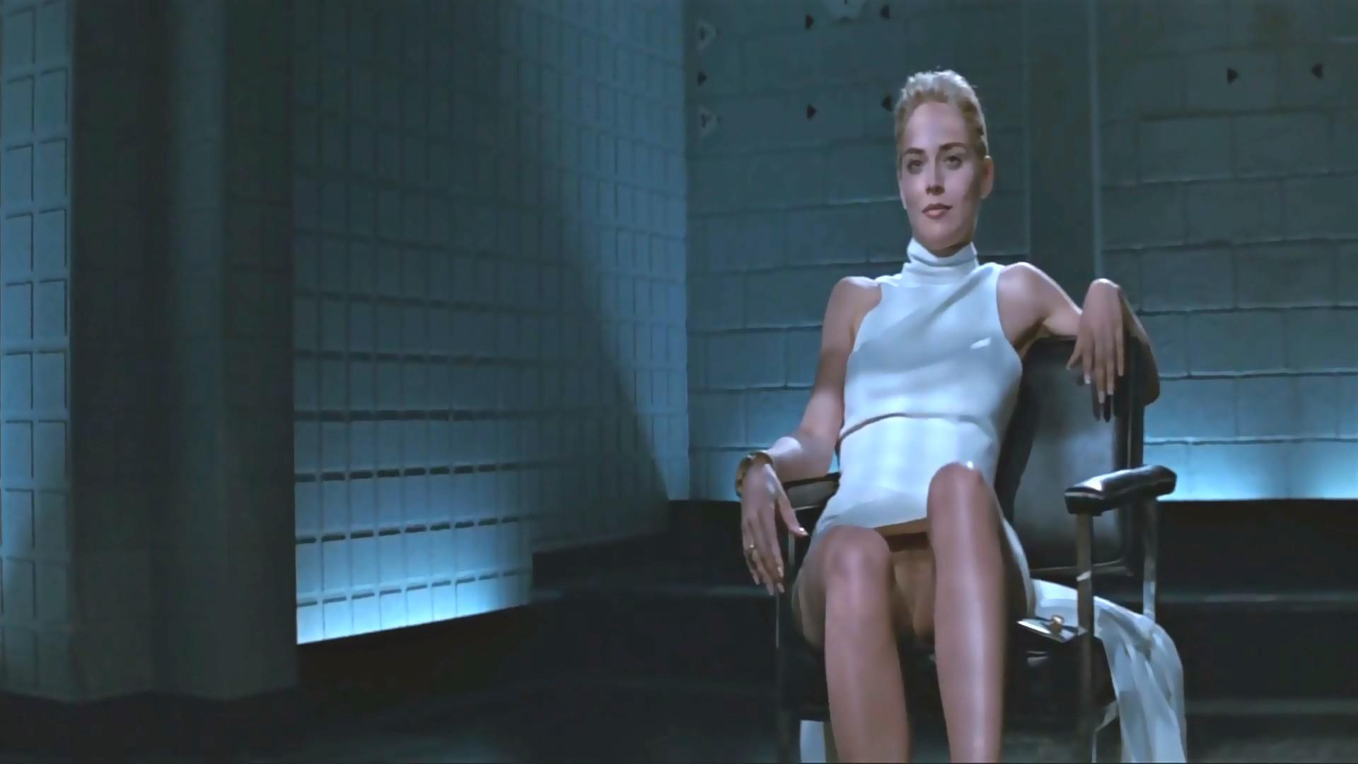 Naked Sharon Stone In Basic Instinct 