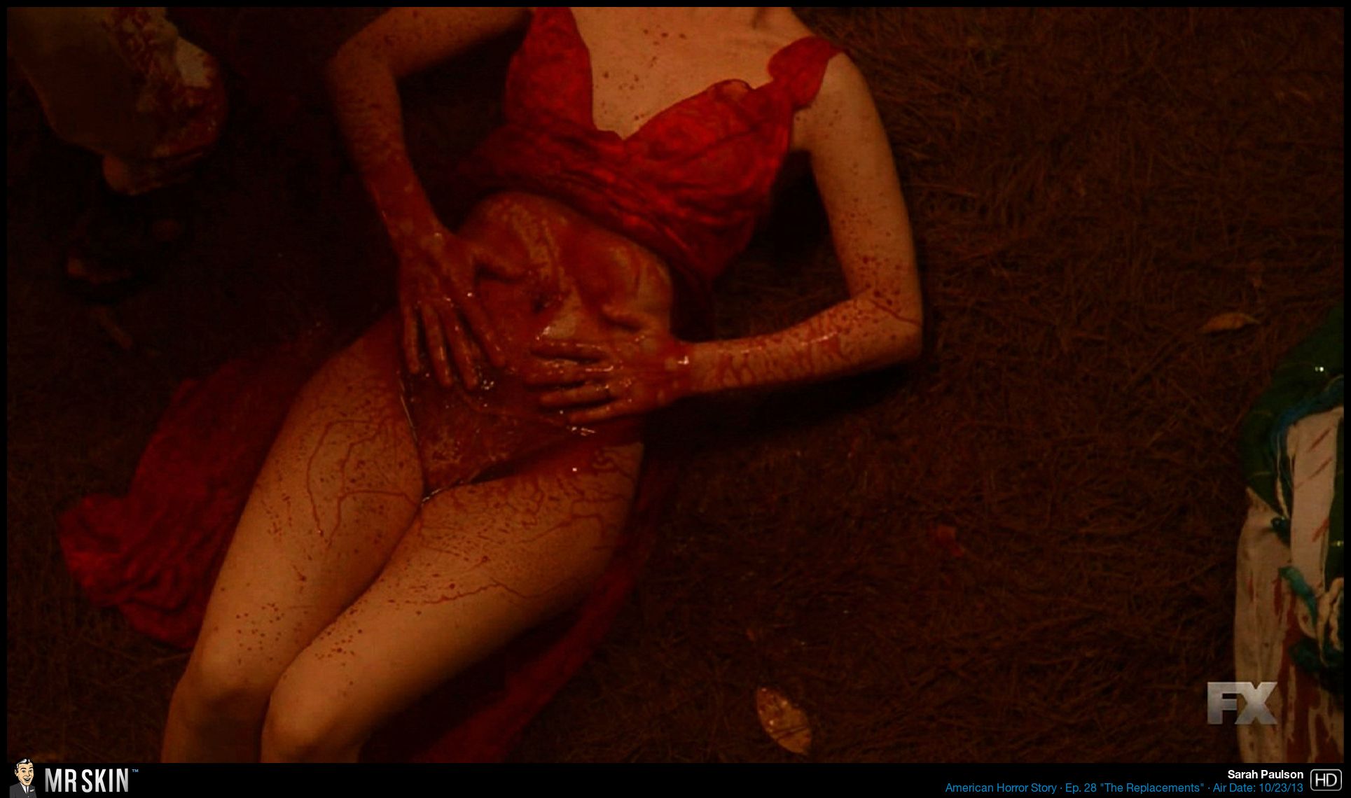 Naked Sarah Paulson In American Horror Story 