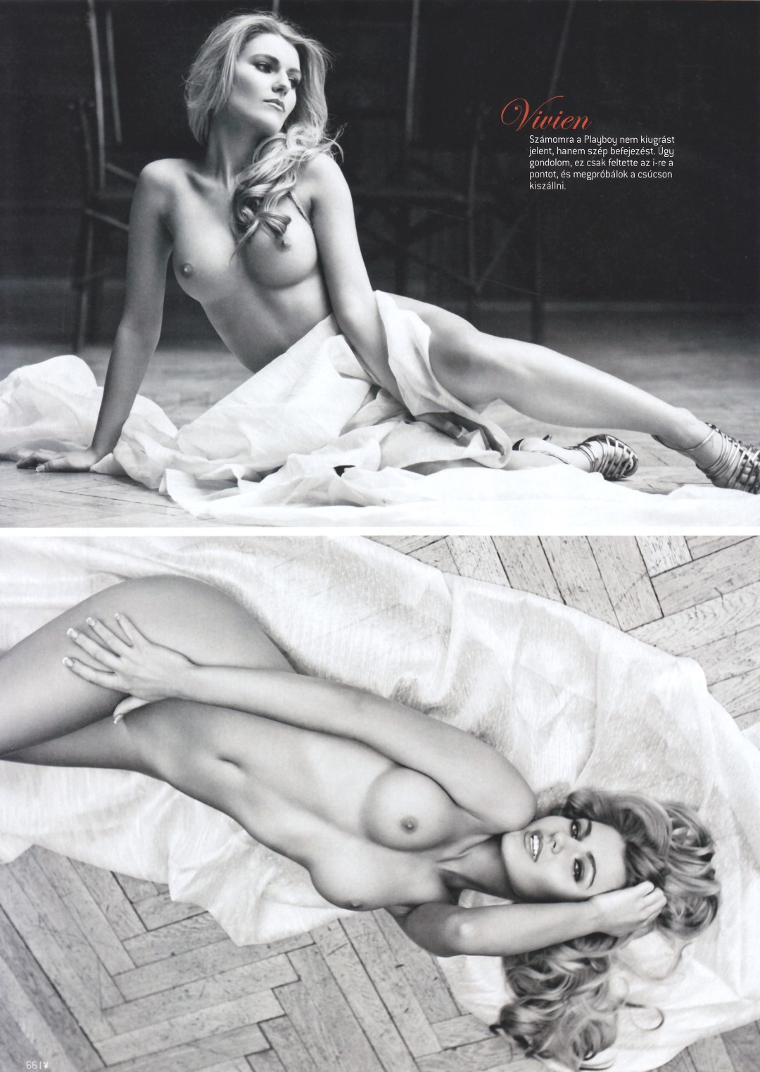 Naked Vivien Sasdi In Playboy Magazine