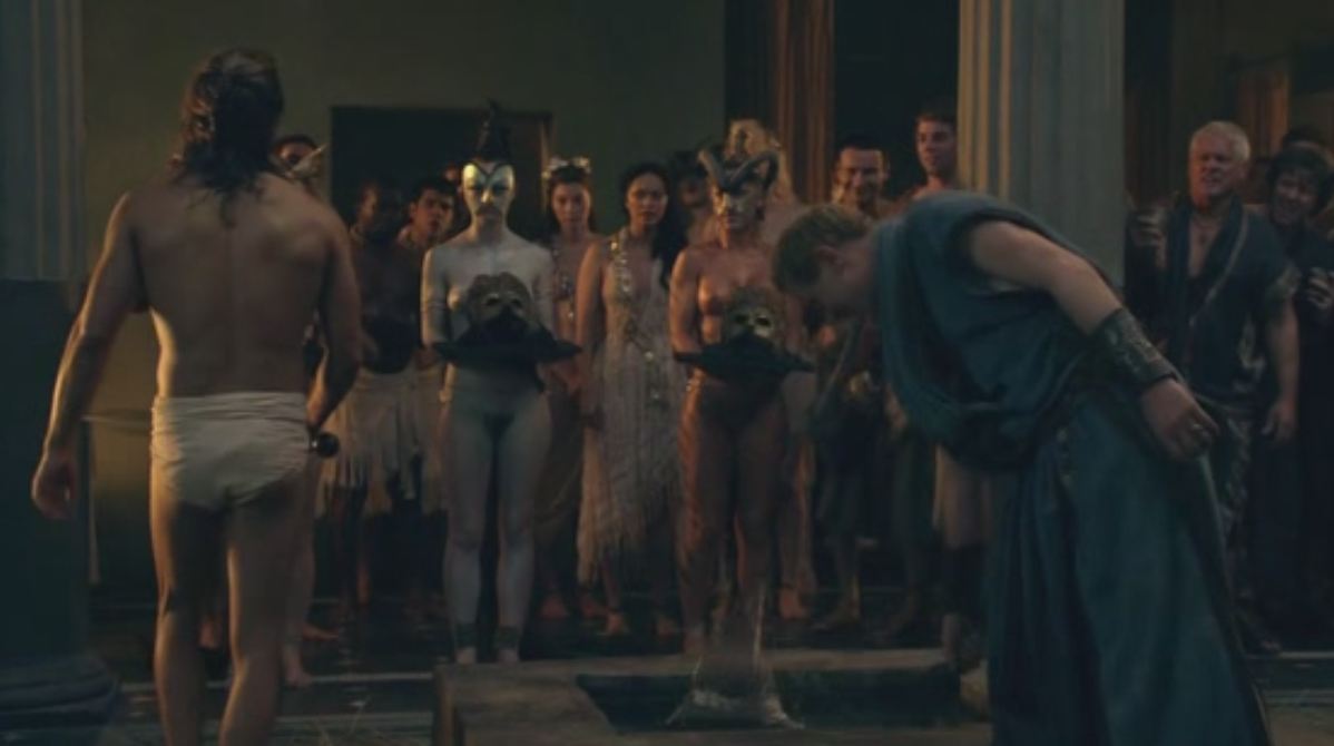 Naked Unknown In Spartacus Gods Of The Arena