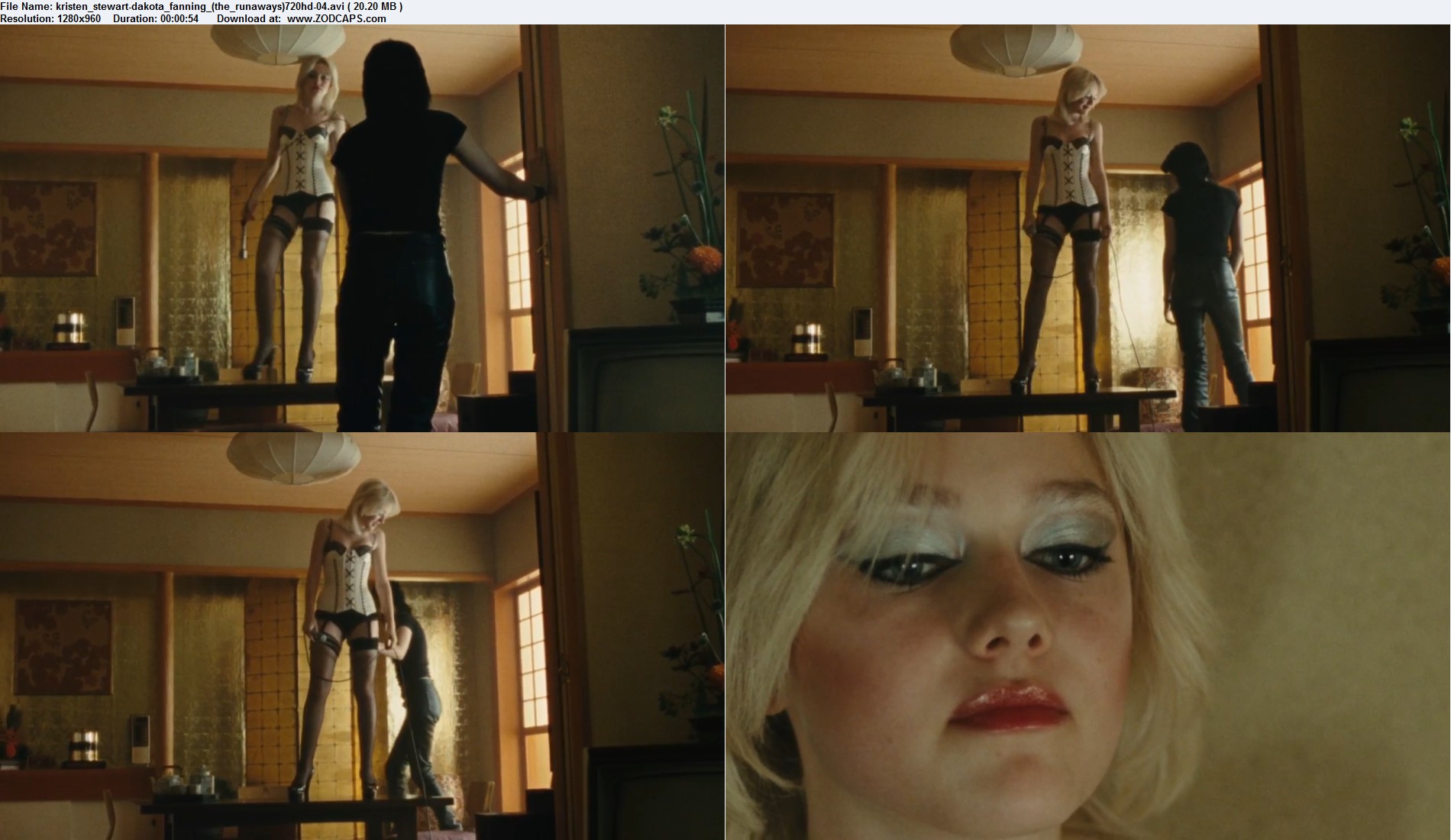 Naked Dakota Fanning In The Runaways