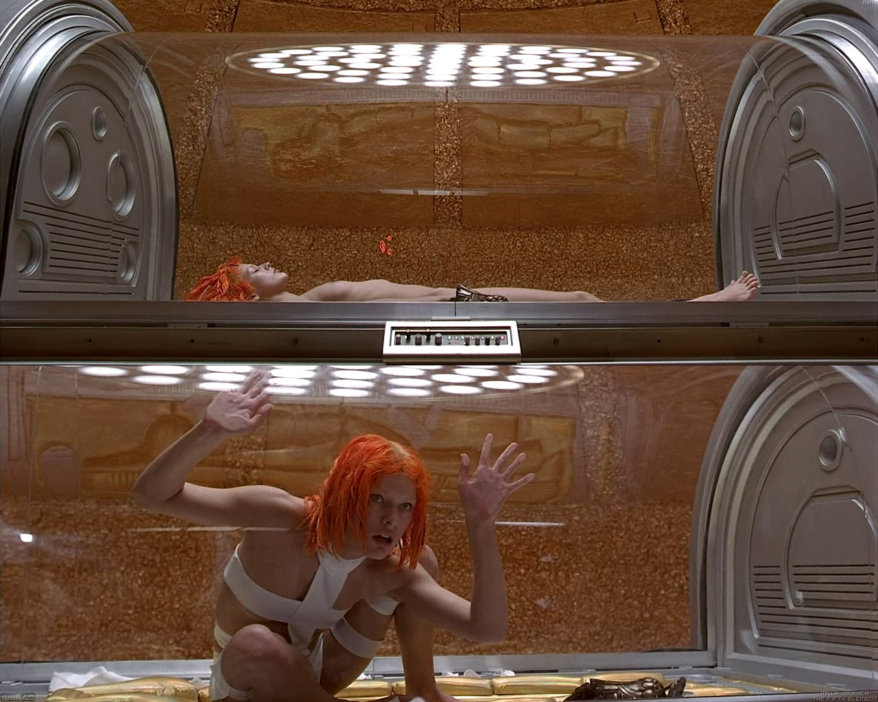 Naked Milla Jovovich In The Fifth Element