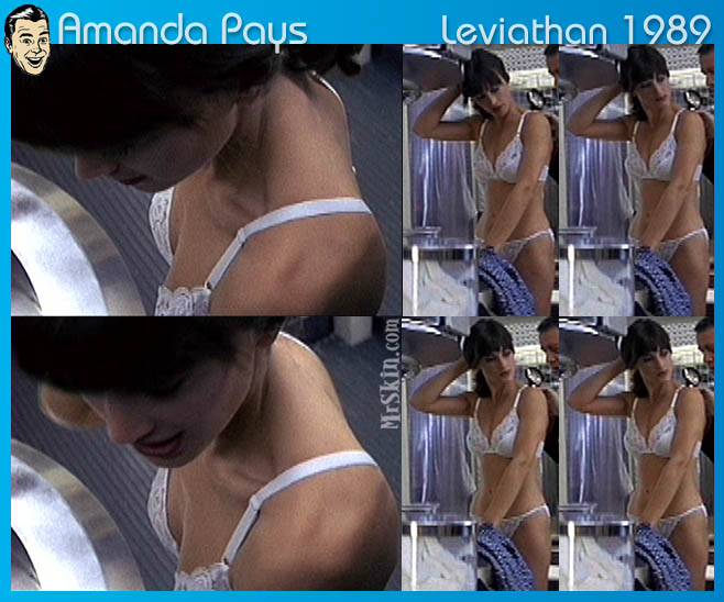 Amanda pays naked