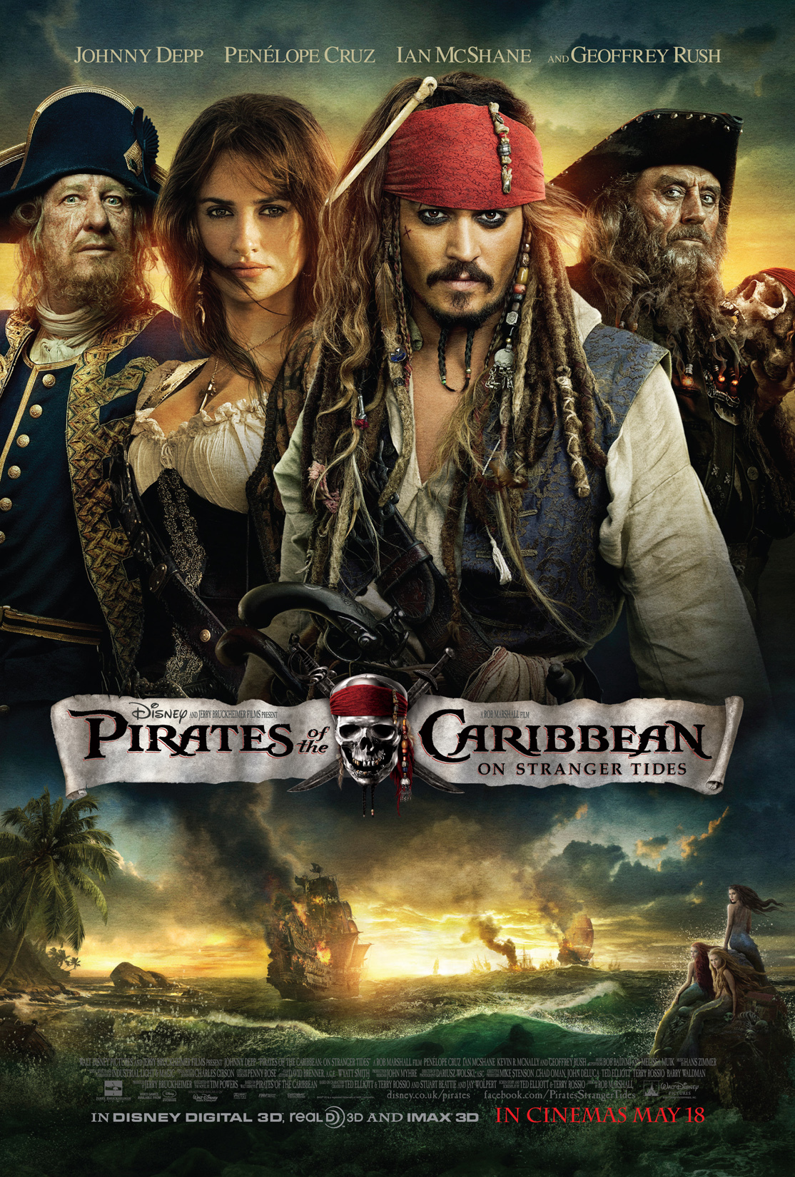 Pirates of the Caribbean: On Stranger Tides 2011 movie nude scenes