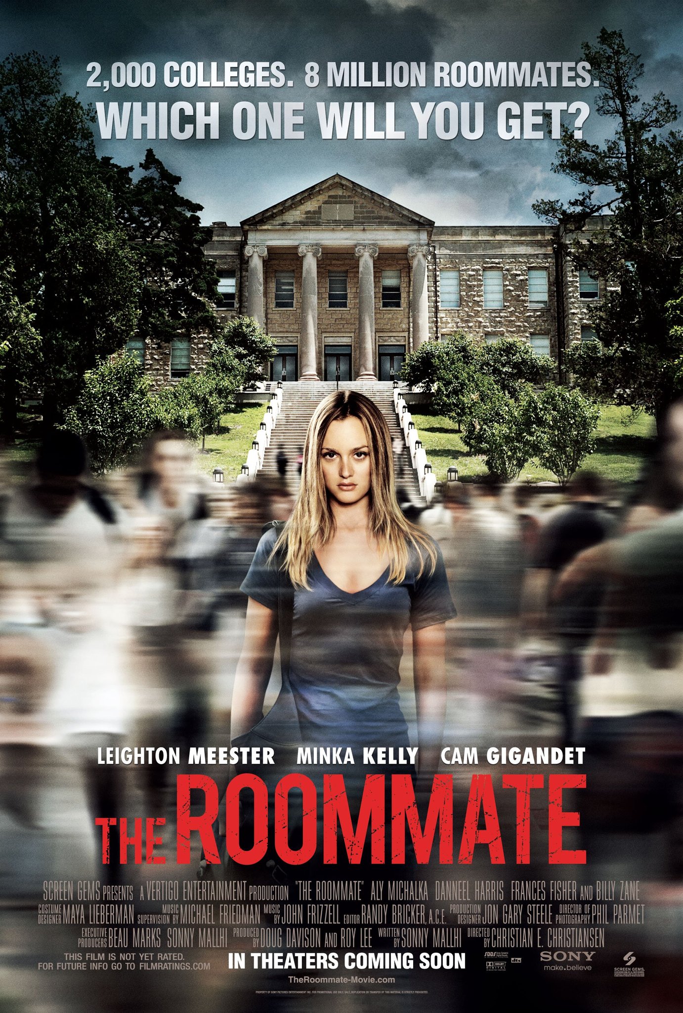 The Roommate 2011 movie nude scenes